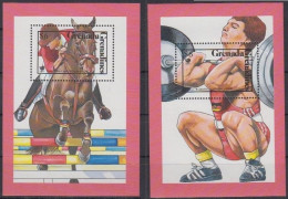 Grenada Grenadines - 1989 - Olympic Games  - Yv Bf 164 + 166 - Verano 1988: Seúl