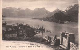 Lac D Annecy Chapelle Du Toron Et Le Petit Lac - Annecy-le-Vieux