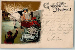 13081990 - Gruss Aus Den Bergen Humor - Dicke Frau In - Greetings From...