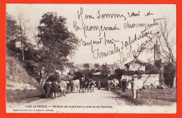 29734 /  LA REOLE Retour FOIRE Sur Route De GIRONDE 1902 à LAGARDE Négociant Port-Sainte-Marie Ste-HENRY GUILLIER 840 - La Réole