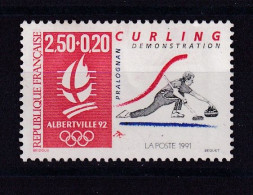 France Année 1991 Albertville 92 Curling N° 2680** Réf 6677 - Unused Stamps
