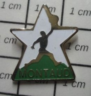 120 Pin's Pins / Beau Et Rare / SPORTS / GYMNASTIQUE ETOILE DE MONTAUD HERAULT - Gymnastique