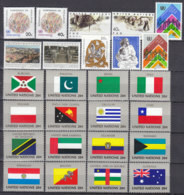 UNO NEW YORK, Jahrgang 1984, Postfrisch **, Komplett Mi. 440-465 - Unused Stamps