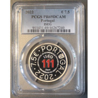 PORTUGAL - KM 935 A - 7.5 EURO 2022 - ISEG - PCGS PR69DCAM - BE - Portogallo