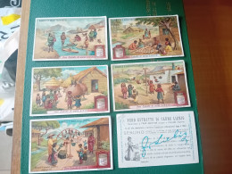 Original Old Cards Chromos Liebig S 1013 IT. Poupées Et Jouets Exotiques Complet - Liebig
