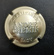 PLAQUE DE  MUSELET CHAMPAGNE  ANDRE CHEMIN-SACY-ESTAMPEE - Autres & Non Classés