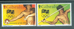 1994 International Olympic Committee(IOC),Discus Throw,Javelin,Gibraltar,700,MNH - Otros & Sin Clasificación