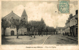 FOUGERES SUR BIEVRE PLACE DE L'EGLISE - Altri & Non Classificati