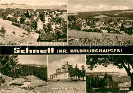 Schnett Panorama Waldbad Jugendherberge Ernst Heilmann Schafgrund - Masserberg