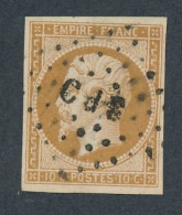 HK-381: FRANCE:  N°13A Oblitération Du Camp De Sathonay  (CdS) Signé Brun - 1853-1860 Napoléon III.