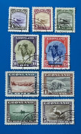 1945 Greenland Danmark Befriet Mi 8-16 Used - Gebraucht