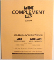 MOC - JEU EUROPA Traditionnel 1987 (SANS Pochettes) - Vordruckblätter