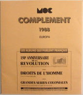 MOC - JEU EUROPA Traditionnel 1988 (SANS Pochettes) - Vordruckblätter