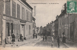 Villeneuve-la-Guyard (89 - Yonne ) La Route De Sens - Bureau De Poste - PTT - Villeneuve-la-Guyard