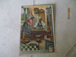 LIEBIG CHROMO SERVICE DE TABLE CHEZ LES ARABES - Liebig