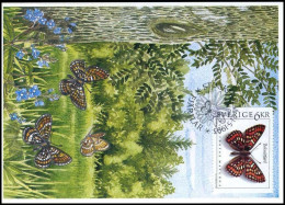 Zweden - MK - Butterflies - Maximumkarten (MC)