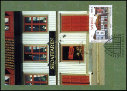 Zweden - MK - Swedish Houses - Town Houses - Maximumkarten (MC)