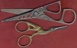 ** LOT  2  JOLIS  CISEAUX ** - Outils Anciens