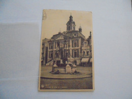 HUY L'Hôtel De Ville Et Le Bassinia  Post Card Carte Postale AK PK CP - Huy