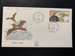 Enveloppe 1er Jour "Faune - Oiseaux - Le Petrel Géant" - 01/01/1986 - 116 - TAAF - Saint Paul - FDC