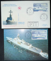 TAAF - FDC - Premier Jour - Carte Maximum - YT N° 289 - Navire - Frégate Furtive - 2001 - FDC