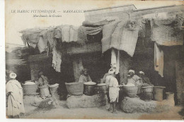 Delcampe - Marrakech Marchands De Grains - Marrakech