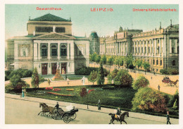 Delcampe - Leipzig - Gewandhaus Und Universitätsbibliothek - Postkarte Ungelaufen - Artcolor Verlag GmbH Hamm - Leipzig