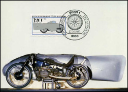 Bundespost - MK -  Für Die Jugend : BMW Weltrekordmaschine 1936 - Andere & Zonder Classificatie