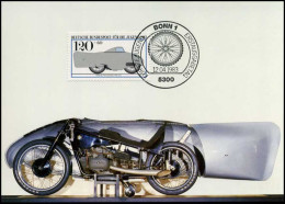 Bundespost - MK -  Jugendmarken - BMW Weltrekordmaschine 1936 - Andere & Zonder Classificatie