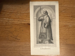 S.Stephanus Souvenir Première Communion Etienne Vergote College St Michel Bruxelles 1898 - Kommunion Und Konfirmazion