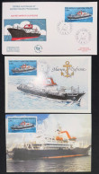 TAAF - FDC - Premier Jour - Carte Maximum - YT N° 330 - Le Marion Dufresne - Paquebot - 2002 - FDC