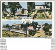 Carte ( Format 15 X 10,5 Cm )  CASTELSARRASIN  Ses Jardins  ( Recto Verso ) - Castelsarrasin