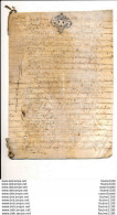 An 1741 PARCHEMIN 13 Sol 4 Den Orléans à Identifier ( à Romorantin Le 22 Novembre 1741 En Bas De La Dernière Page ) - Documents Historiques