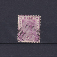 ST. HELENA 1896, SG# 51, CV £35, 5d Mauve, QV, Used - Sint-Helena