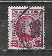 246  Houyoux - Bonne Valeur - Perfo - Perfins - Oblit. - LOOK!!!! - 1909-34