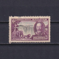 SOUTHERN RHODESIA 1935, SG# 34, 6d Black & Purple, Silver Jubilee, KGV, NG - Southern Rhodesia (...-1964)