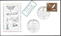 Germany Space Cover 1966. "Gemini 9A" Landing - Europe