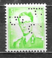1068  Baudouin Marchand - Bonne Valeur - Perfo - Perfins - Oblit. - LOOK!!!! - 1951-..