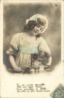 CPA Enfant Cartes - Speelkaarten