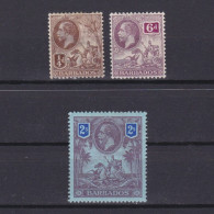 BARBADOS 1912, SG# 170-179, CV £79, Part Set, MH - Barbades (...-1966)
