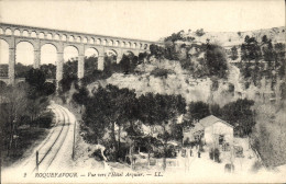 CPA Roquefavour Vue Vers L'Hotel Arquier - Roquefavour
