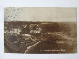 Romania-Constanța:Vedere Spre Tataia/View Of Tataia Mailed Photo Postcard 1937 Special Stamps & Postmark - Romania