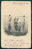 Venezia Città Donne In Acqua Cartolina RT7201 - Venezia