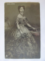 Romania:Mme Elena Cuza,epouse Du Souverain A.I.Cuza C.p.photo 1910/Mrs.Elena Cuza,wife Of The Ruler A.I.Cuza Photo 1910s - Romania