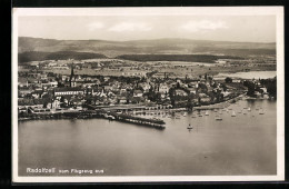 AK Radolfzell, Gesamtansicht, Flugzeugaufnahme - Radolfzell
