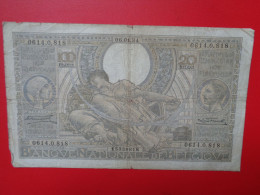 BELGIQUE 100 FRANCS 1934 Circuler COTES:10-20-50 EURO (B.18) - 100 Francs & 100 Francs-20 Belgas