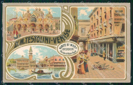 Venezia Città Maison Testolini Mobili D'Arte Pubblicitaria Cartolina RT7957 - Venezia