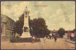 RO 67 - 25672 PITESTI, Monumentul Veteranilor, Romania - Old Postcard - Used - 1911 - Romania