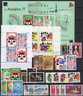 Netherlands Antilles 1977 Yearset 1977 (29v+3s/s), Mint NH, Various - Yearsets (by Country) - Non Classés