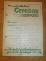 CERESAN - Trockenbeize , 1939 , Reklame / Werbung , Pflanzenschutz , Agrar , Landwirtschaft , Getreide , Alte Rechnung ! - Documents Historiques